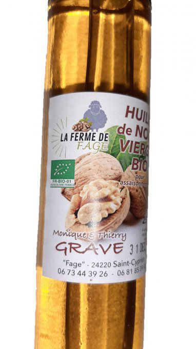 Huile De Noix Vierge BIO